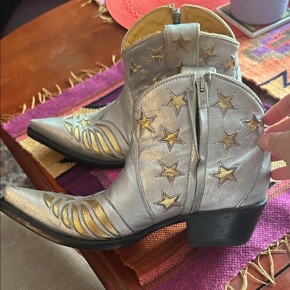 Old Gringo Silver and Gold Western Boots